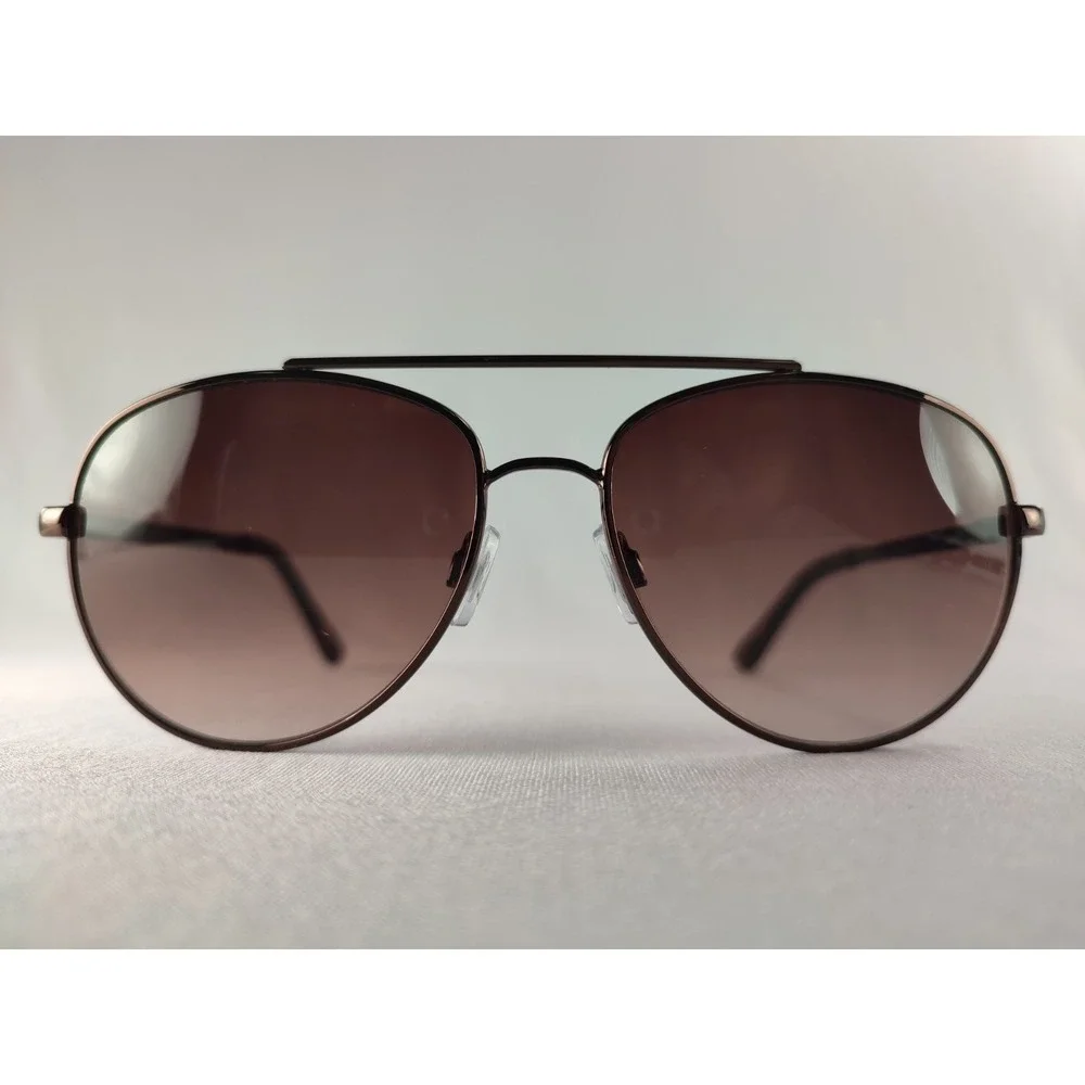 O by Oscar de la Renta 3041 Aviator Sunglasses Brown Gradient‎ 55-15-135